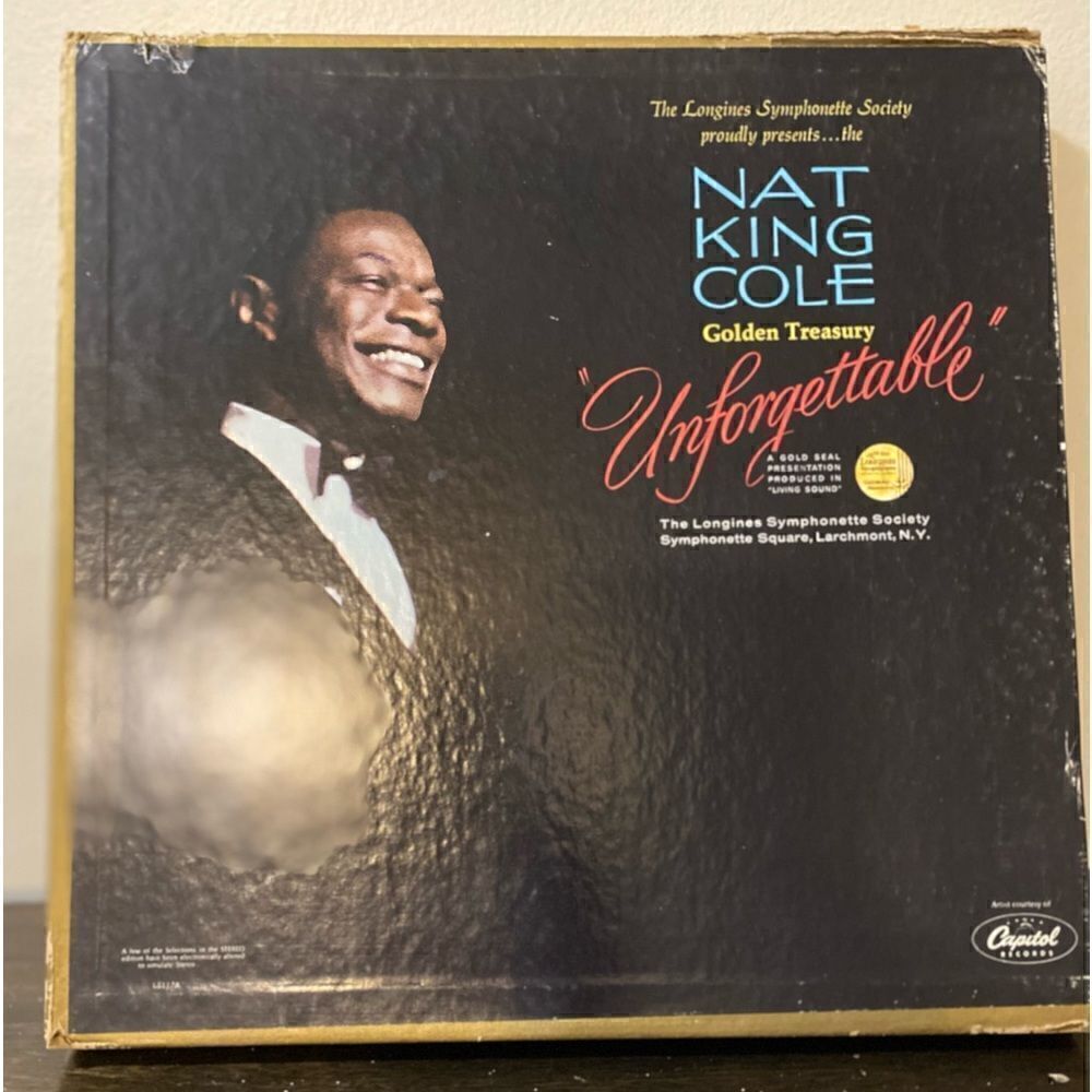 Vintage nat king Cole vinyl. Set of 6